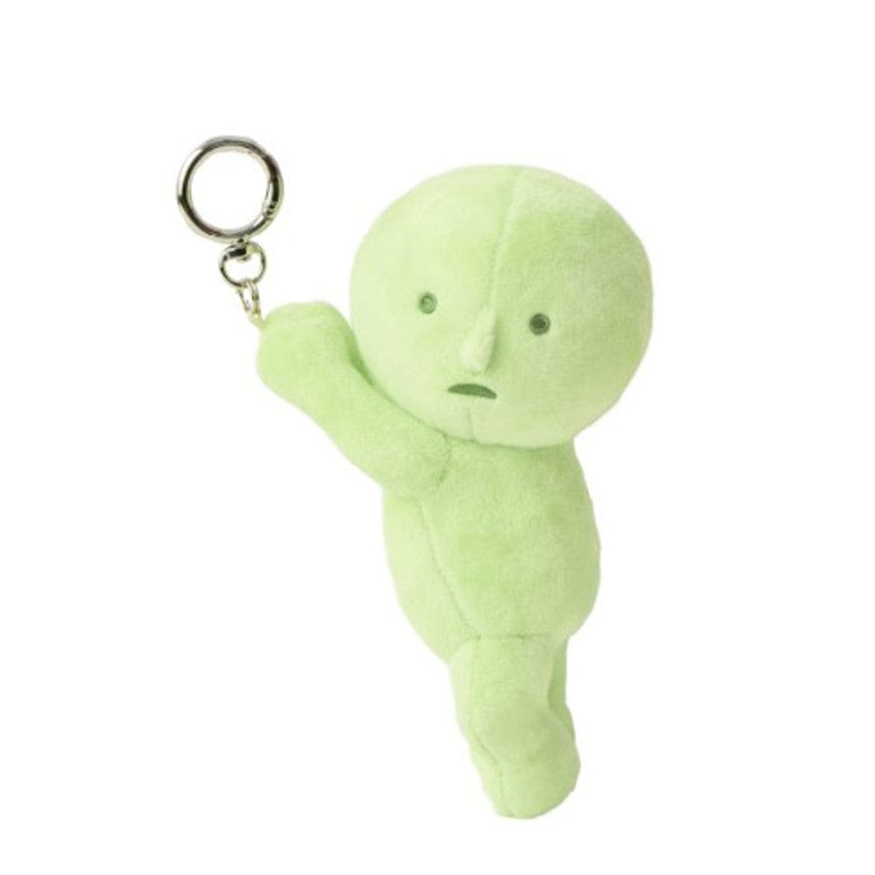 Smiski Plush Keychain Hanging On