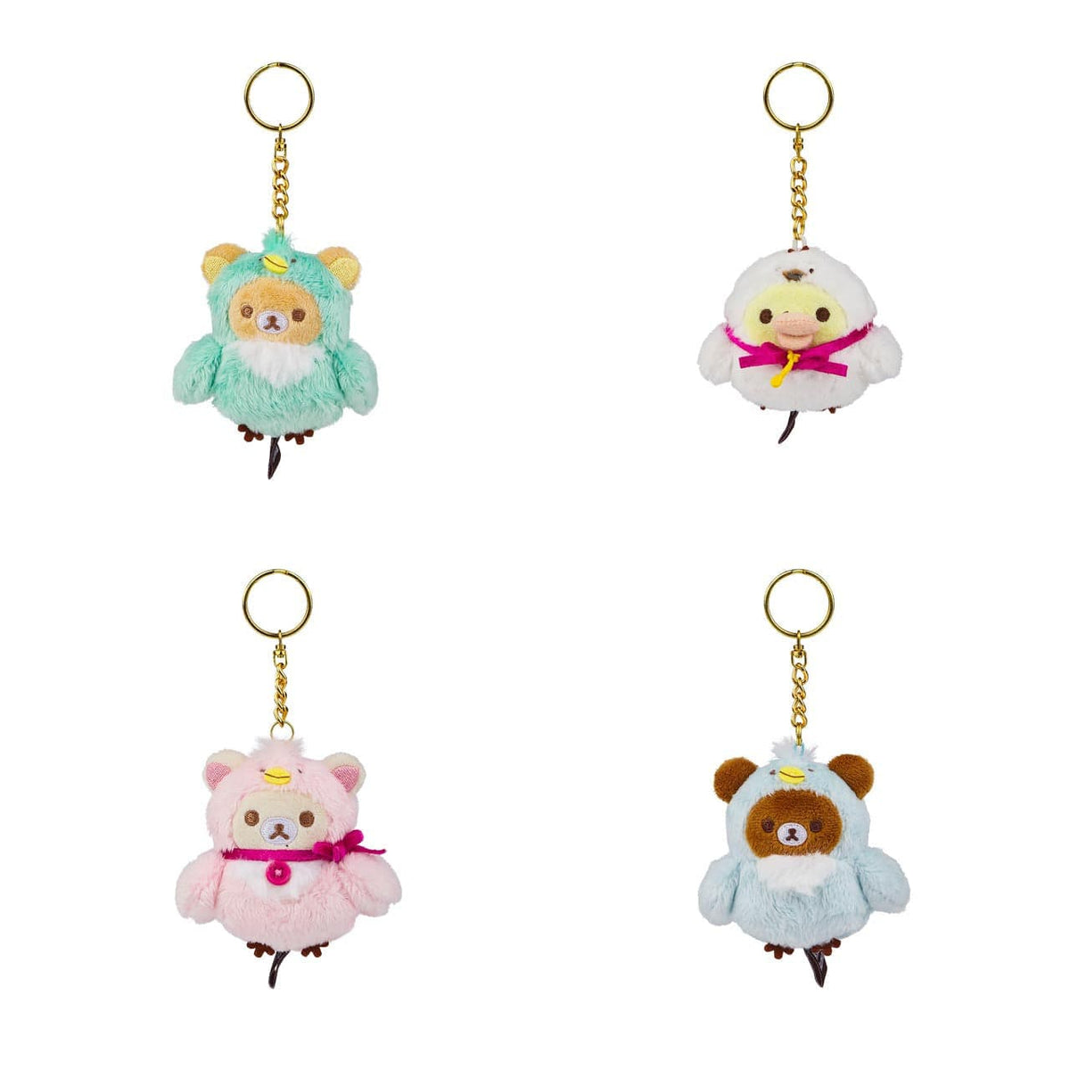 Rilakkuma Swan Plush Keychain Blind Box