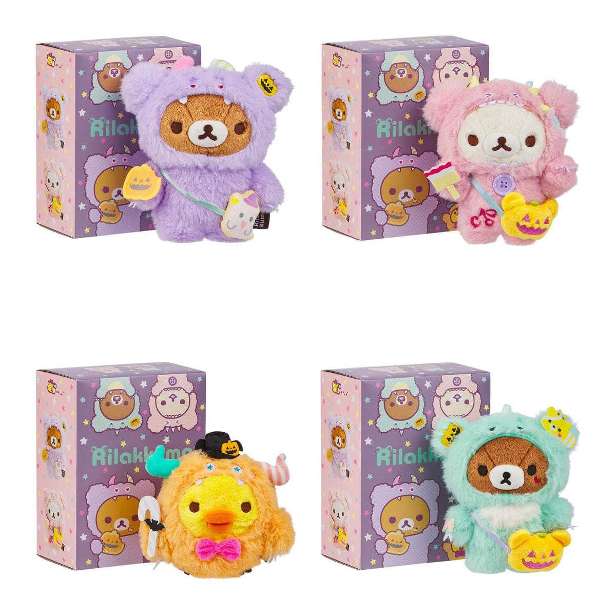 Rilakkuma and Friends Monster Small Plush Collectible Blind Box