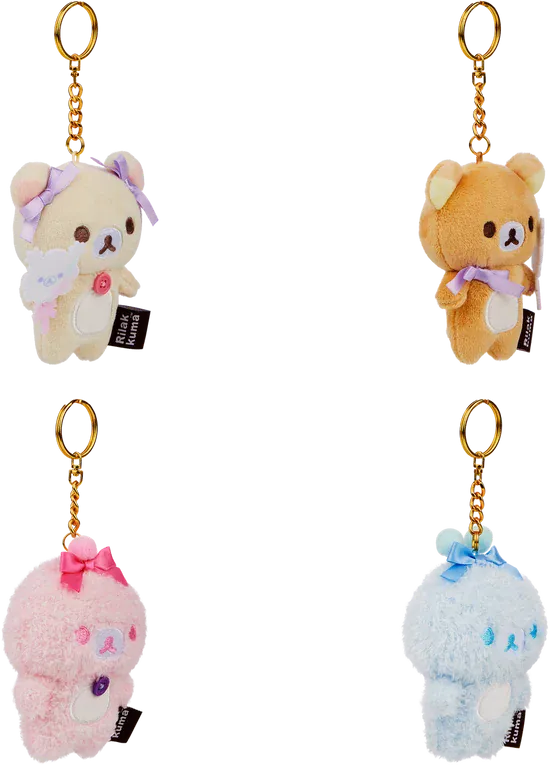 Rilakkuma Cotton Candy Plush Keychain Blind Box