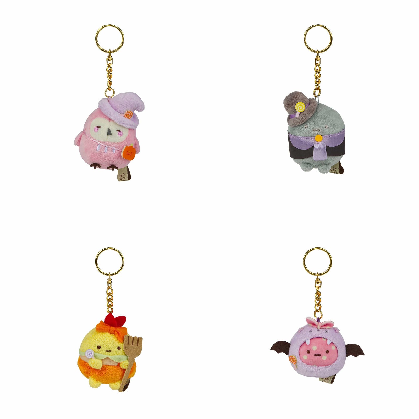 Sumikkogurashi Halloween Plush Keychain Blind Box