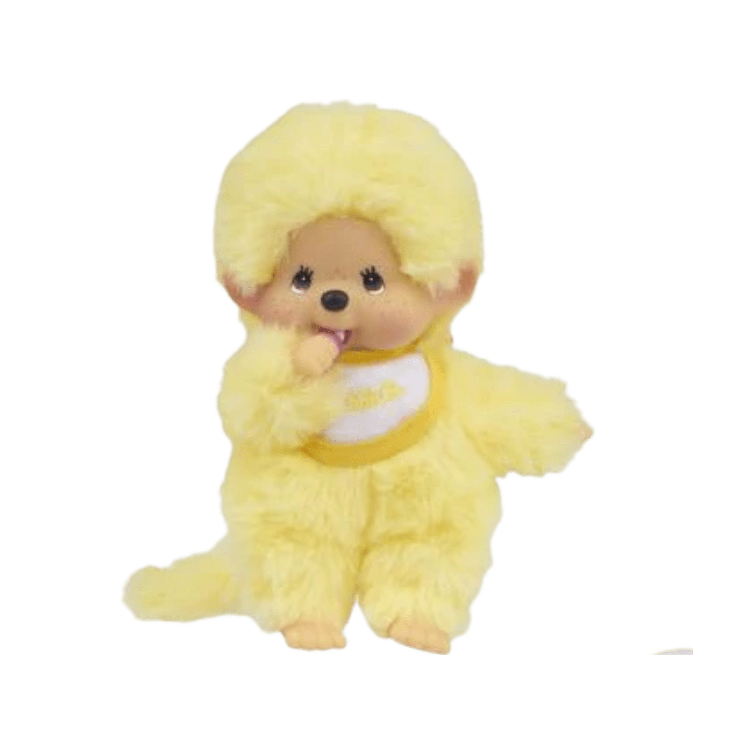 Yellow Pastel Beanie Monchhichi 5" Plush