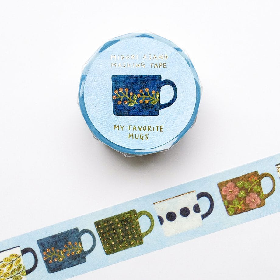Foiled My Favorite Mug Washi Tape