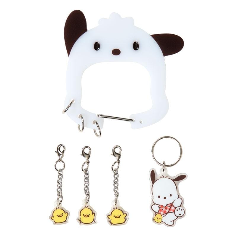 Pochacco Carabiner w/ Charms