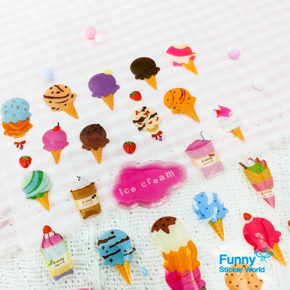 Ice Cream Stickers