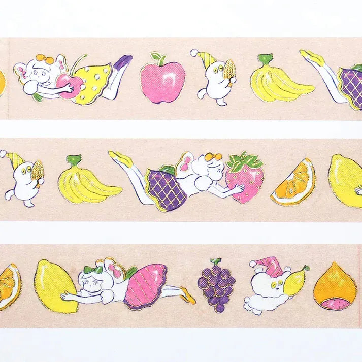 Foiled Fruits Washi Tape