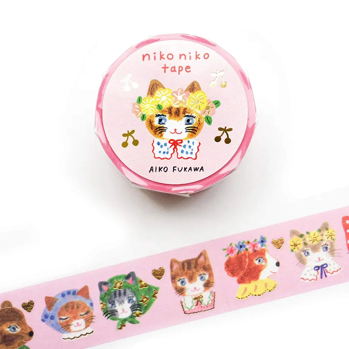 Foiled Nikoniko Washi Tape