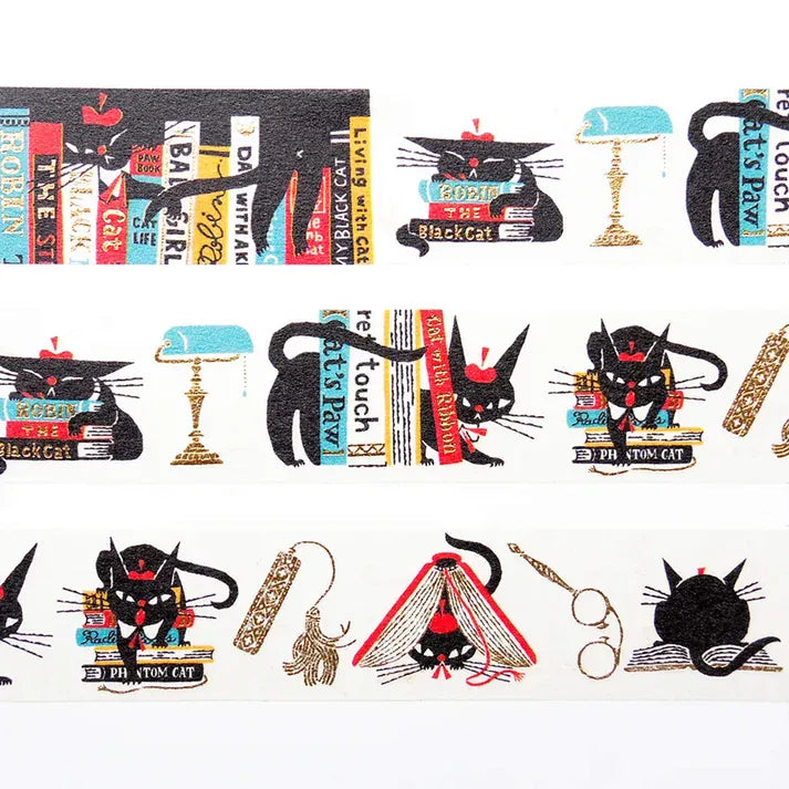 Foiled Robin's Bookstore Washi Tape