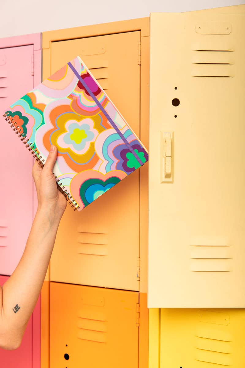 Perpetual Planner - Goal Getter Lite: Trippy Floral (large)