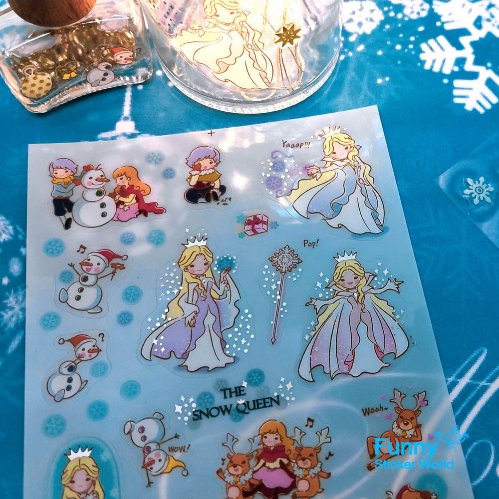 Snow Queen Fairy Tale Sticker