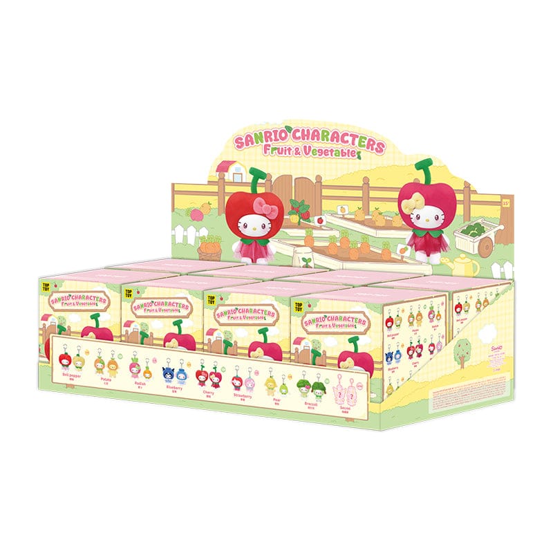 Sanrio Characters Fruit & Vegetable Series Mini Plush Charm Blind Box