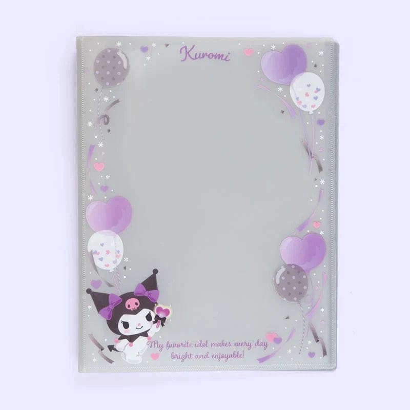 Kuromi A4 File Folder with Clear Cover