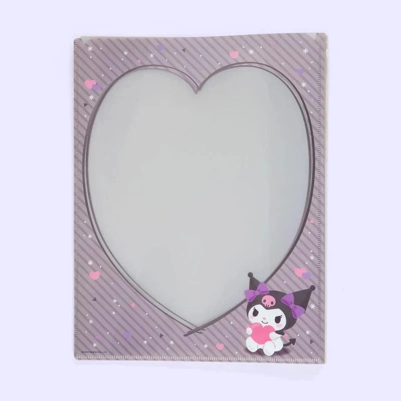 Kuromi A4 File Folder with Clear Cover