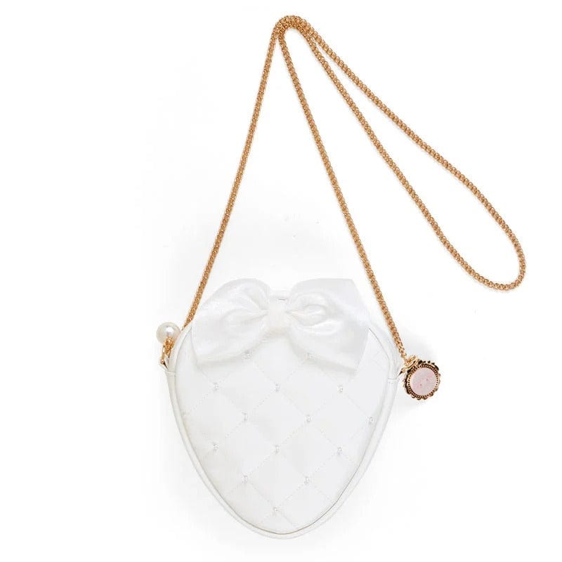 My Melody Quilted Pochette Bag (White Strawberry Collection)