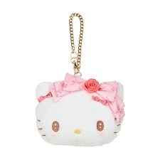 Hello Kitty Rose Card Holder Keychain