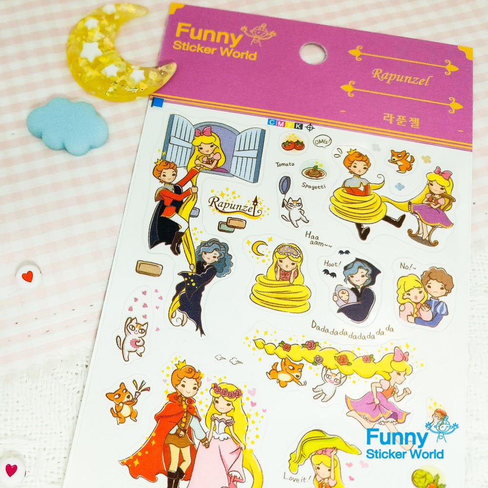 Rapunzel Fairy Tale Sticker