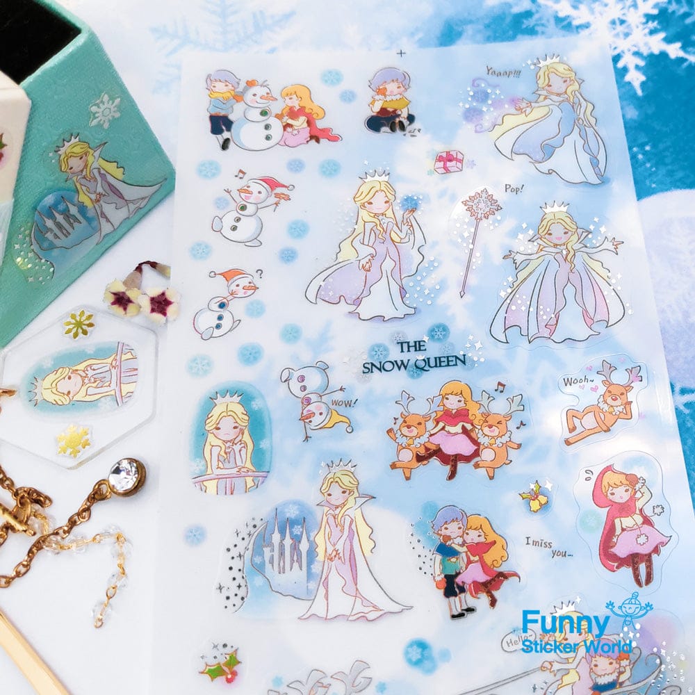 Snow Queen Fairy Tale Sticker