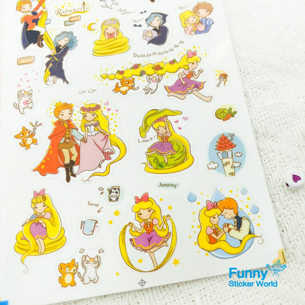 Rapunzel Fairy Tale Sticker