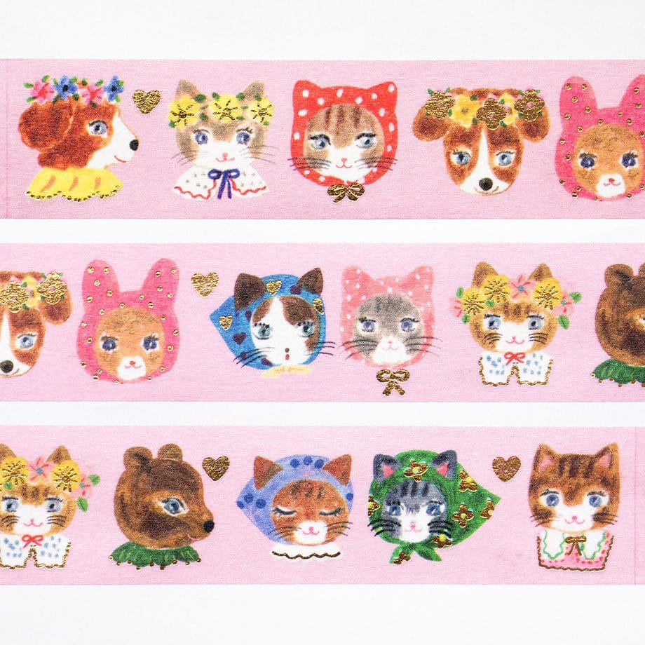 Foiled Nikoniko Washi Tape