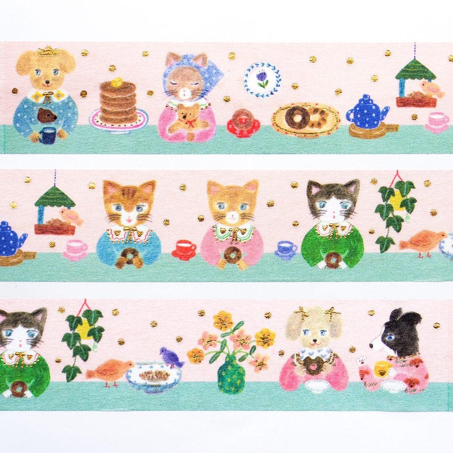 Foiled Snack Time Washi Tape