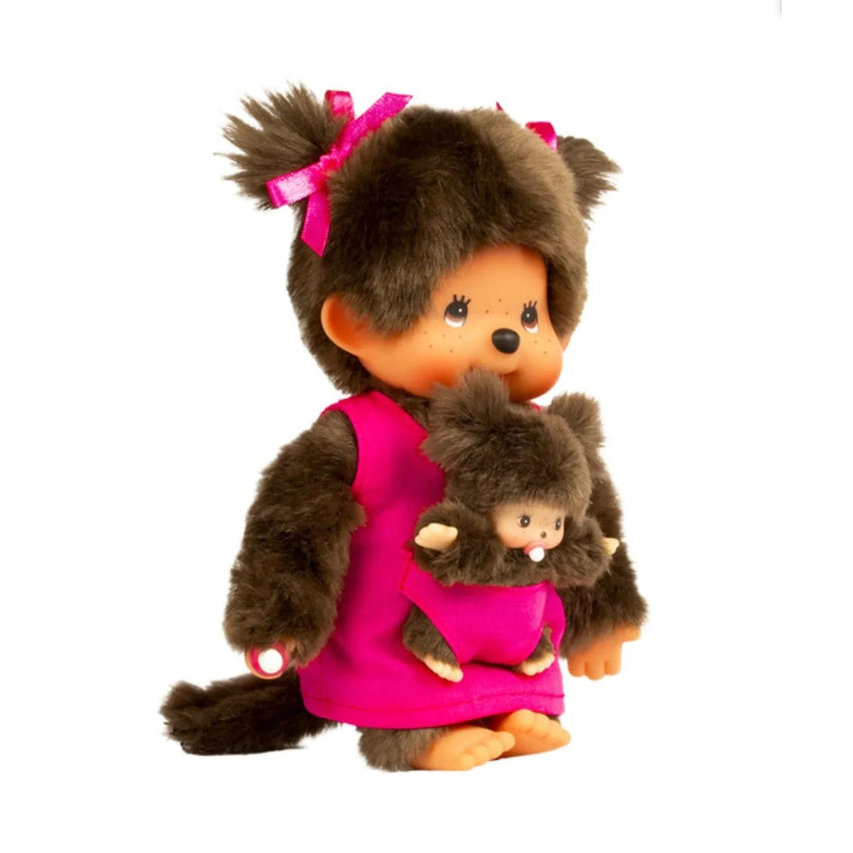 Mother and Baby Monchhichi 8" Plush