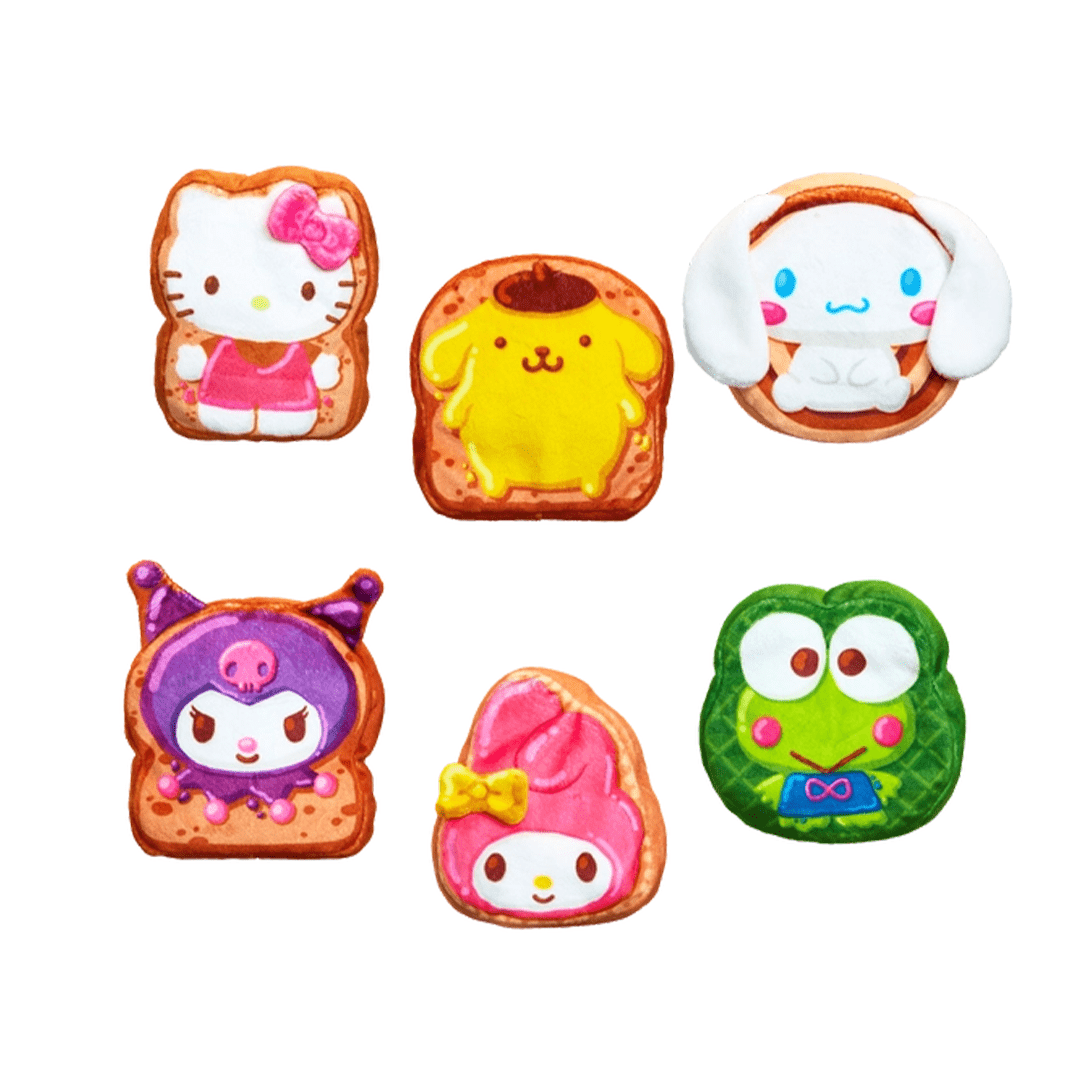 Cookeez Makery Hello Kitty Toast Treatz Series Plush Blind Box