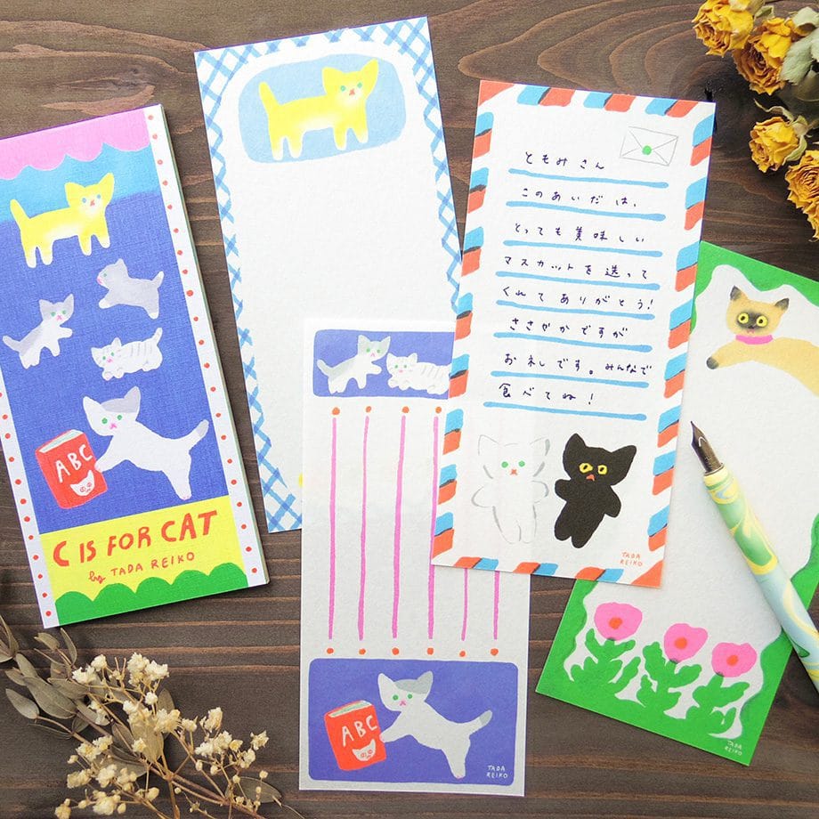 C is for Cat Rectangular Memopad
