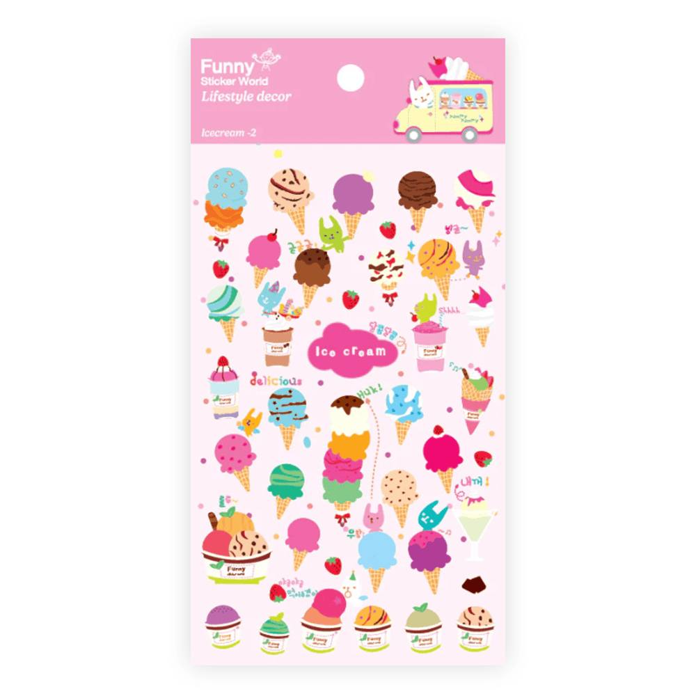 Ice Cream Stickers