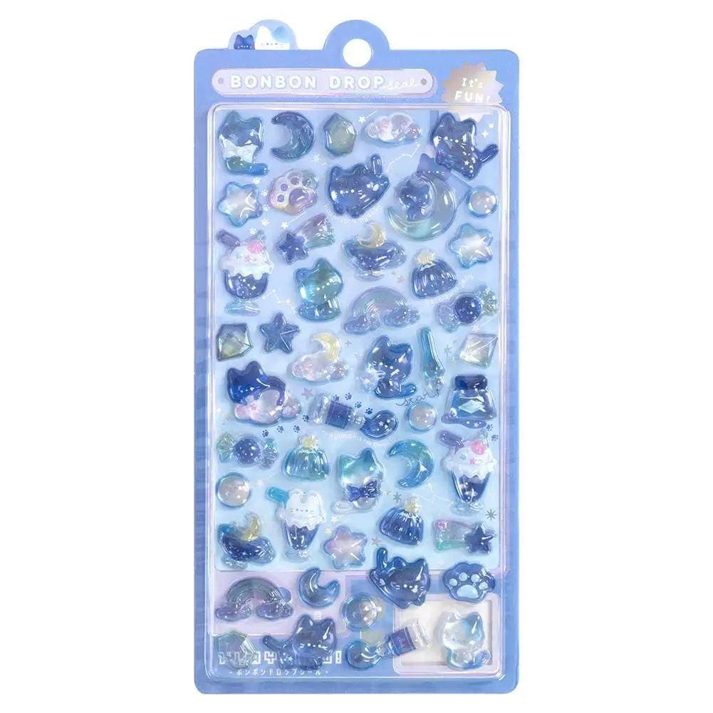 Night Cat Bonbon Drop Q-Lia Stickers