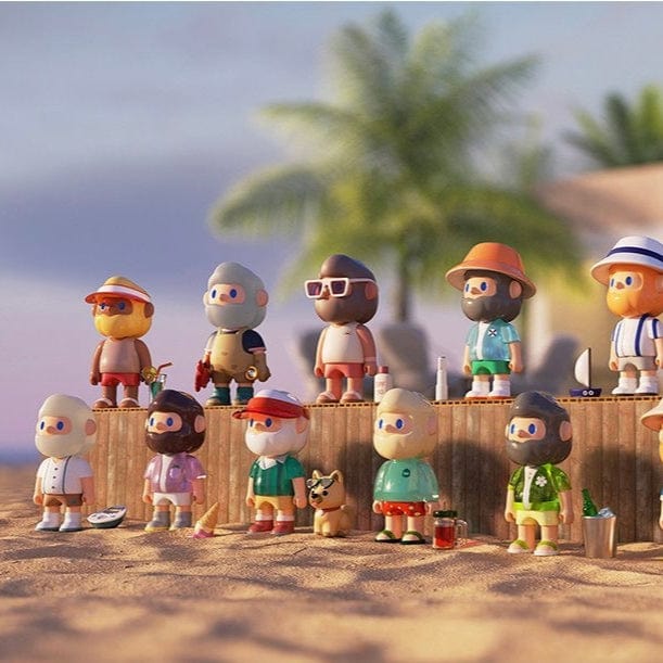 FARMER BOB アイランドシリーズ BOX FARMER BOB Island Series Mini Figure Blind Box - Colorful Cute