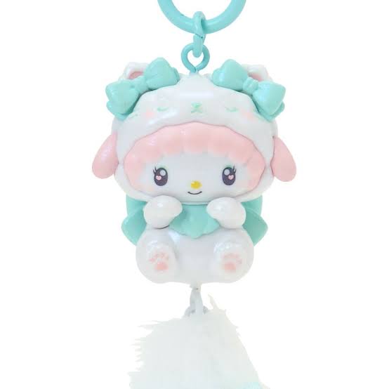 My Sweet Piano Kitten Bow Keychain