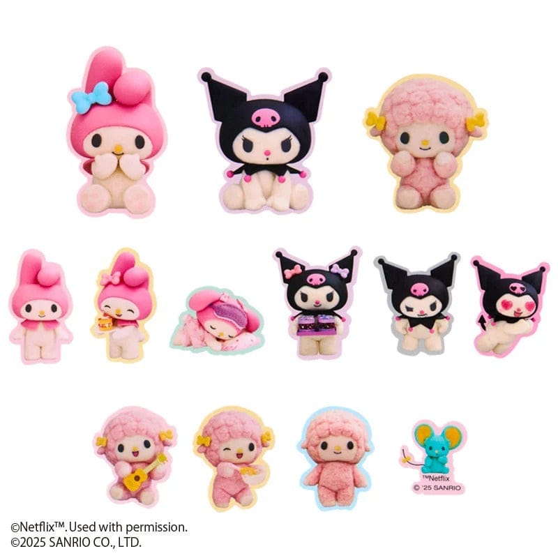 My Melody, Kuromi, and My Sweet Piano Sanrio Stickers (Netflix Collection)