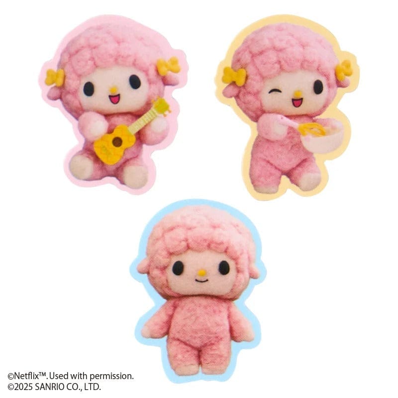 My Melody, Kuromi, and My Sweet Piano Sanrio Stickers (Netflix Collection)