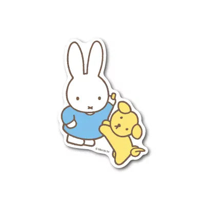 Miffy &amp; Dog Die Cut Sticker