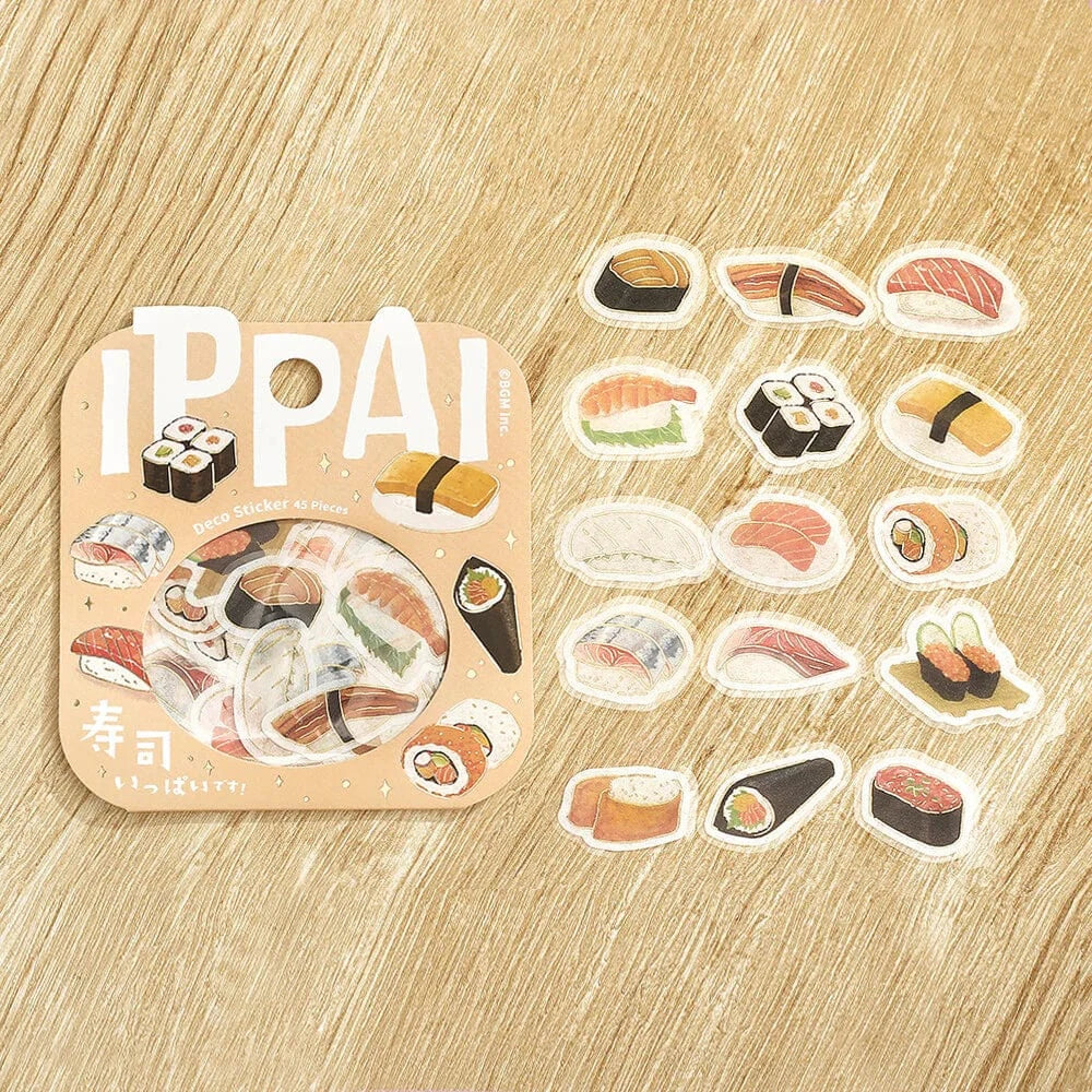 BGM Sticker Flakes-Ippai Sushi