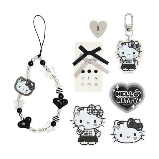 Hello Kitty Monochrome Cell Phone Charm