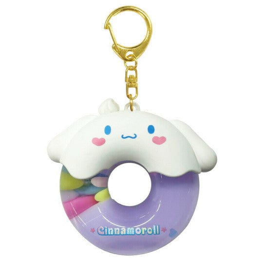 Cinnamoroll Shaka Shaka Grape Donut Keychain