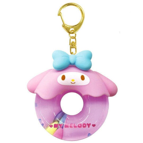 My Melody Shaka Shaka Strawberry Donut Keychain