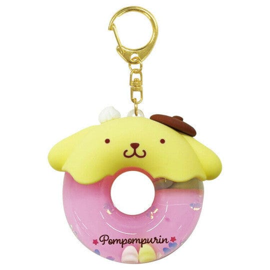 Pompompurin Shaka Shaka Berry Donut Keychain
