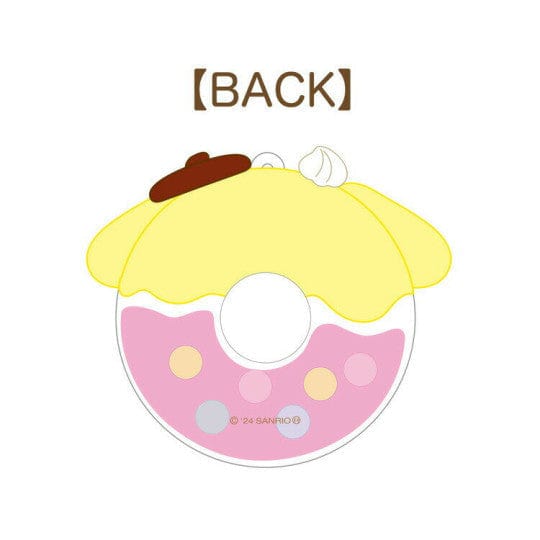 Pompompurin Shaka Shaka Berry Donut Keychain