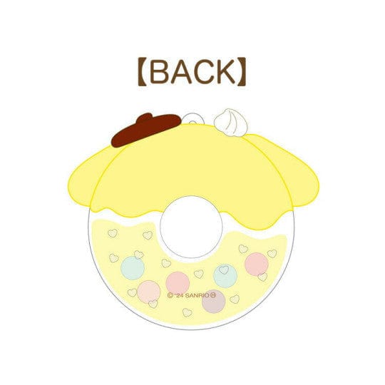 Pompompurin Shaka Shaka Banana Donut Keychain