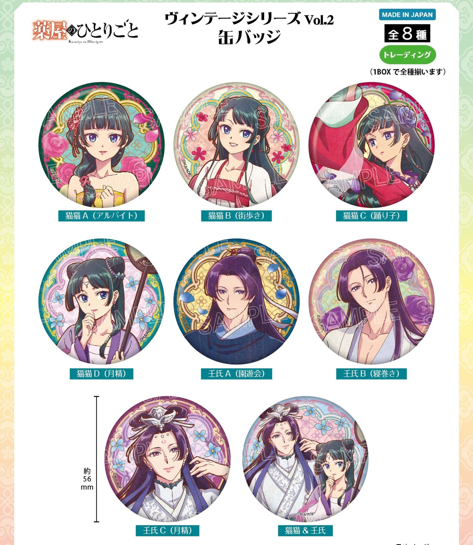 Apothecary Diaries Button Blind Box