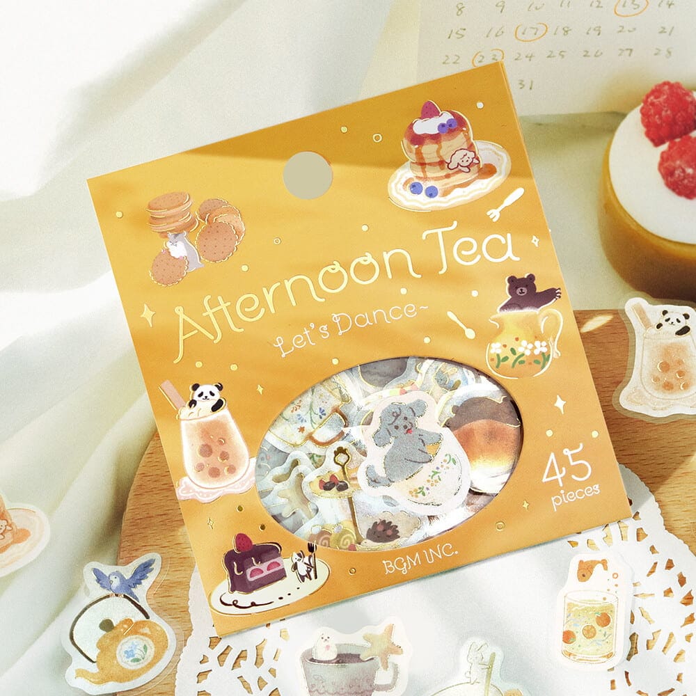 Afternoon Tea Yellow Version BGM Stickers