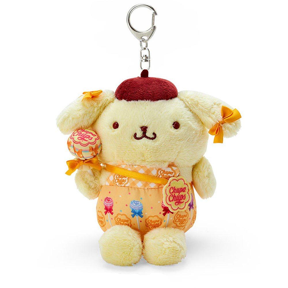 Pompompurin x Chupa Chups Plush Keychain