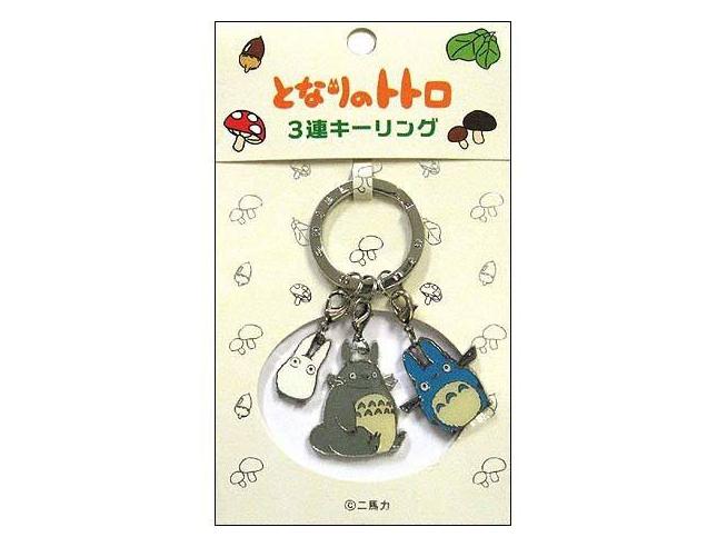My Neighbor Totoro 3 Charm Keychain