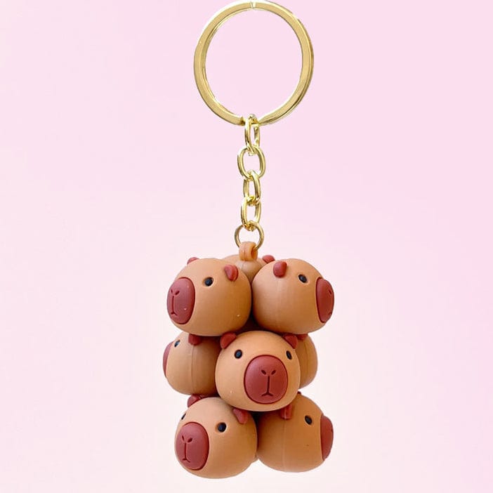 Capybara Stack Keychain