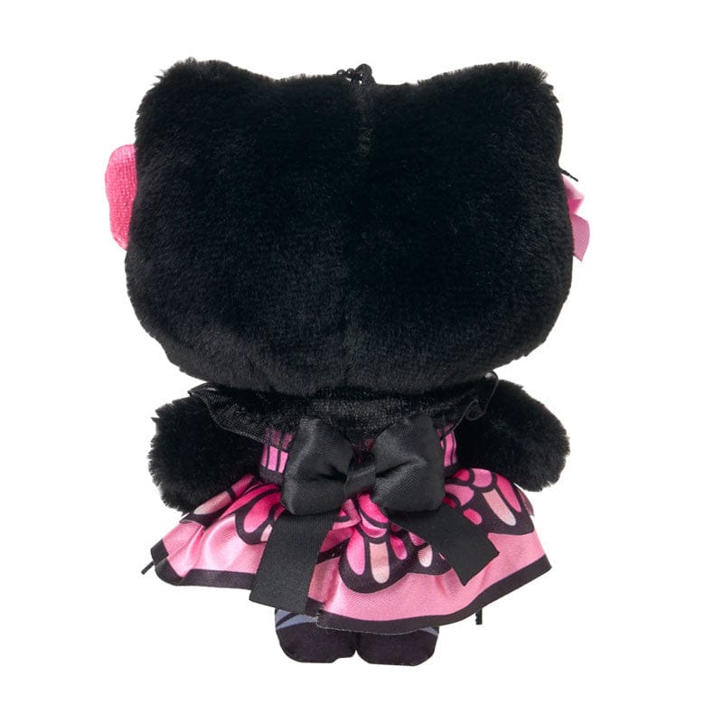 Hello Kitty Plush Keychain Black ver. (Dark Butterfly Series)