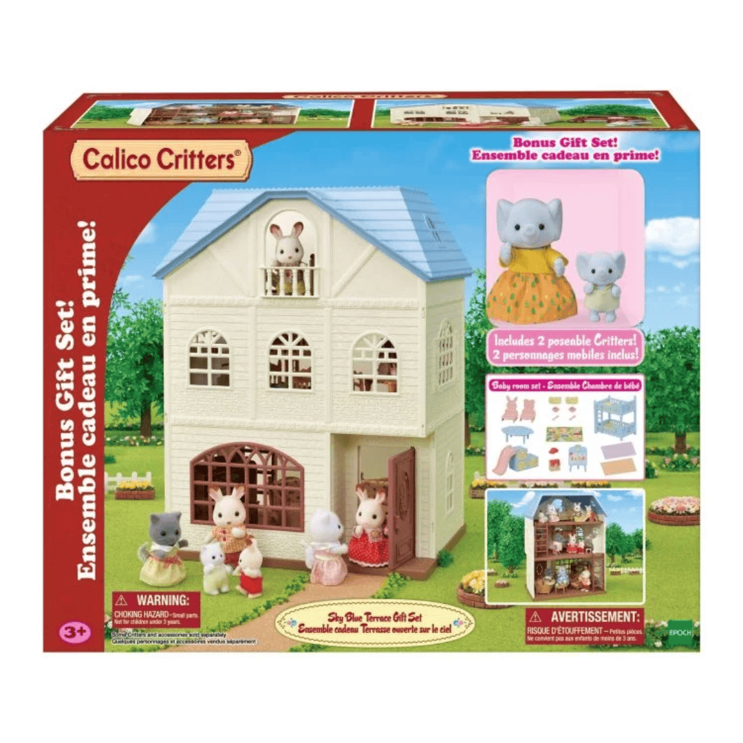 Calico Critters Sky Blue Terrace Gift Set