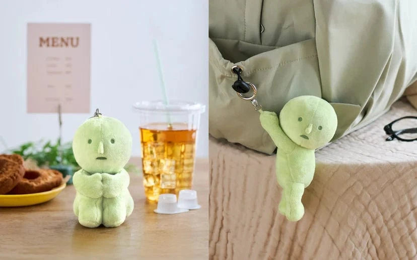 Smiski Plush Keychain Hugging Knees