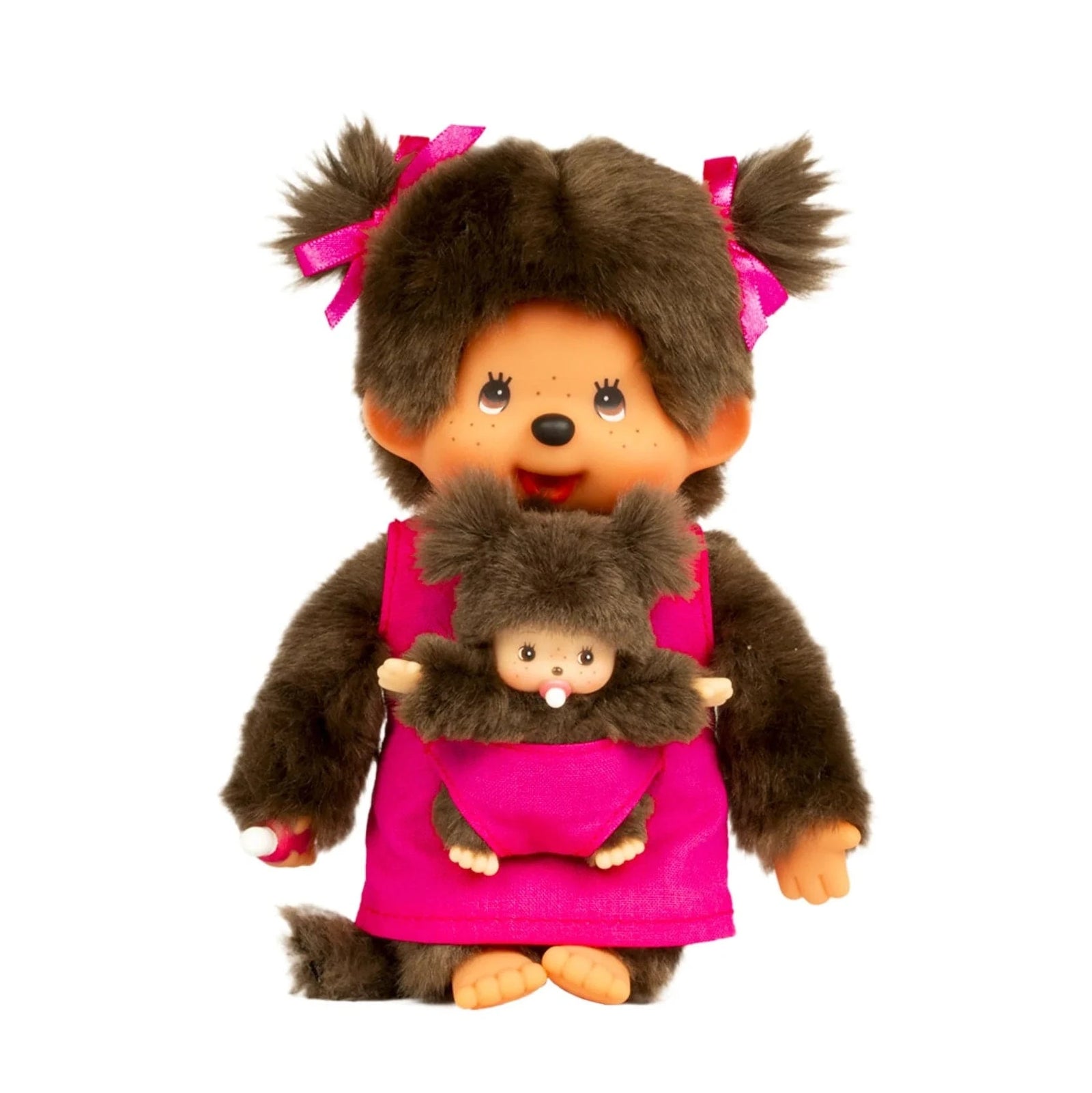 Mother and Baby Monchhichi 8" Plush